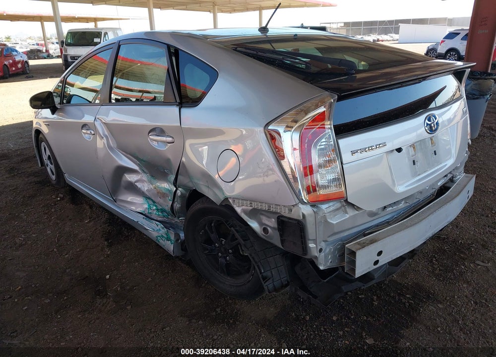 2014 TOYOTA PRIUS TWO VIN: JTDKN3DU6E0366061