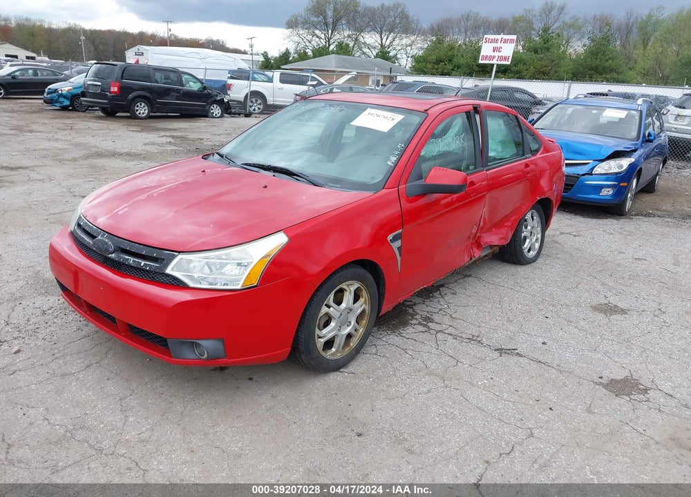 2008 FORD FOCUS SE/SES VIN: 1FAHP35N68W227020