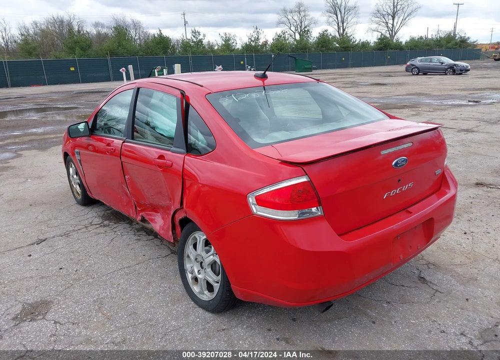 2008 FORD FOCUS SE/SES VIN: 1FAHP35N68W227020