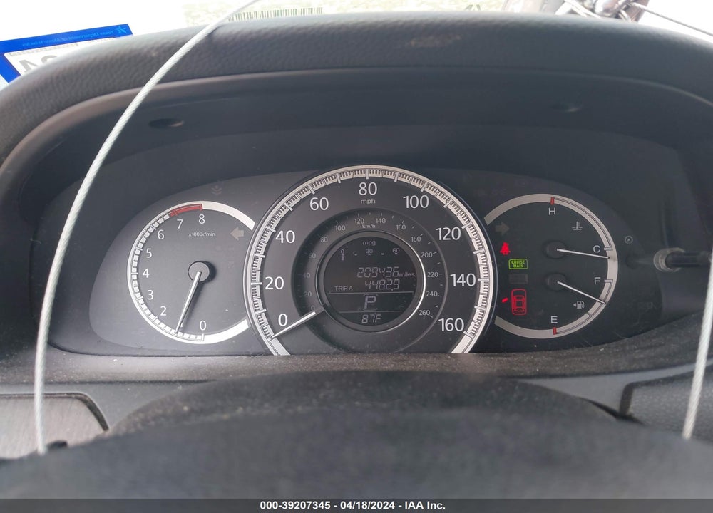 2014 HONDA ACCORD EX-L V-6 VIN: 1HGCR3F87EA032075