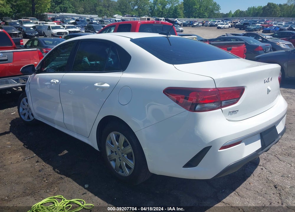2022 KIA RIO LX VIN: 3KPA24AD7NE510531