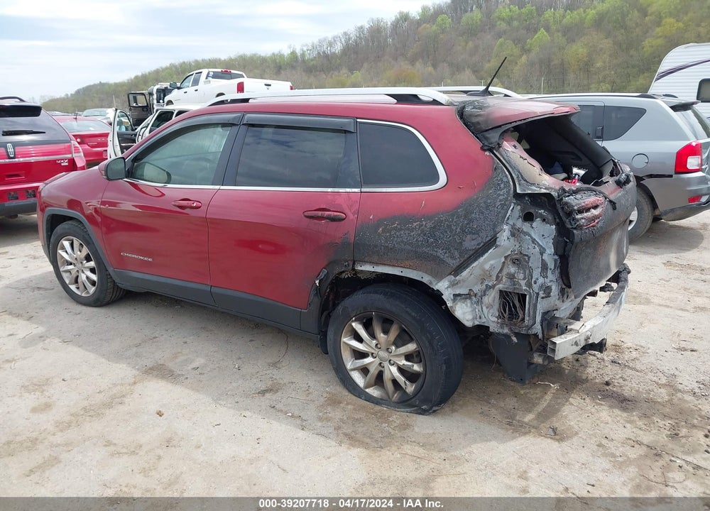 2015 JEEP CHEROKEE LIMITED VIN: 1C4PJMDS8FW697714