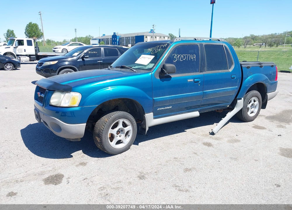 2001 FORD EXPLORER SPORT TRAC VIN: 1FMZU77E11UC07413