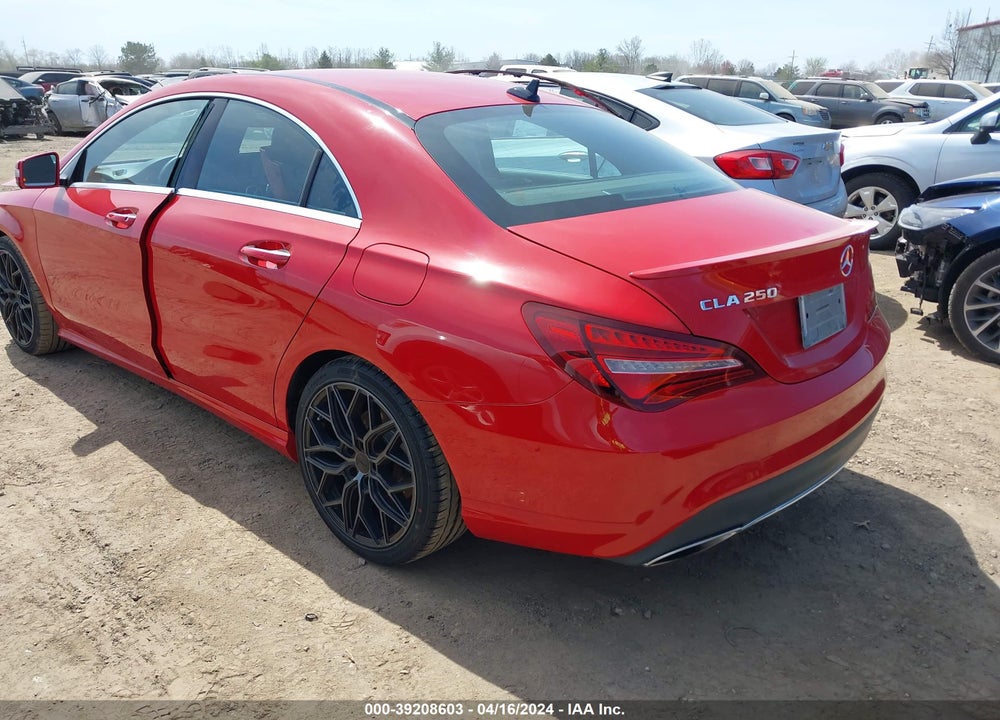2017 MERCEDES-BENZ CLA 250 4MATIC VIN: WDDSJ4GB2HN407875