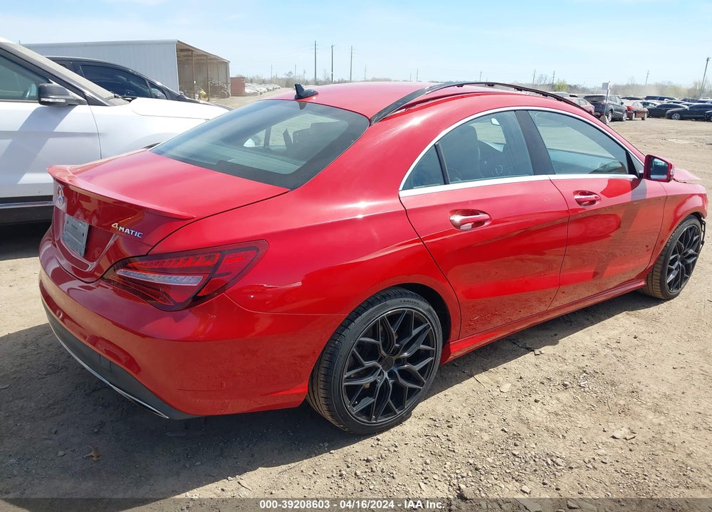 2017 MERCEDES-BENZ CLA 250 4MATIC VIN: WDDSJ4GB2HN407875