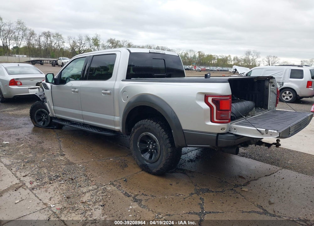 2017 FORD F-150 RAPTOR VIN: 1FTFW1RG0HFA25505