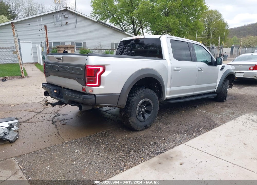 2017 FORD F-150 RAPTOR VIN: 1FTFW1RG0HFA25505