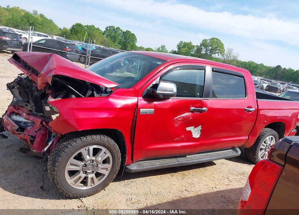 2016 TOYOTA TUNDRA PLATINUM 5.7L V8 VIN: 5TFAW5F10GX554253