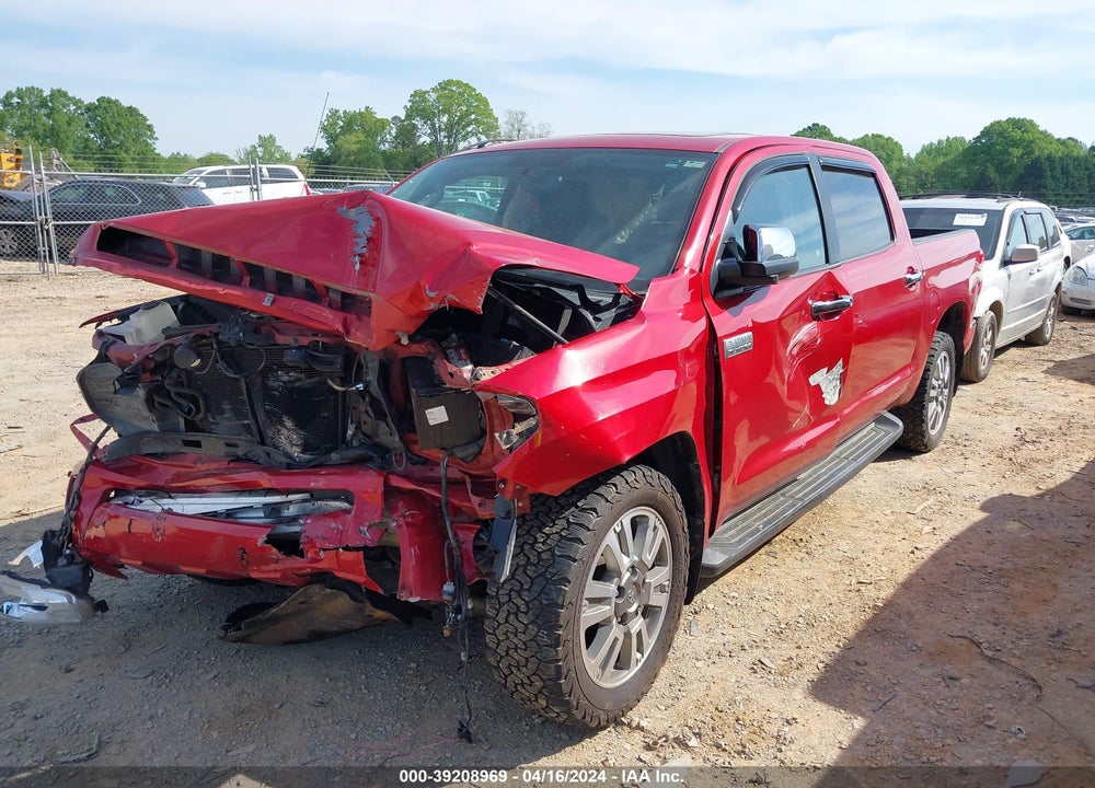 2016 TOYOTA TUNDRA PLATINUM 5.7L V8 VIN: 5TFAW5F10GX554253