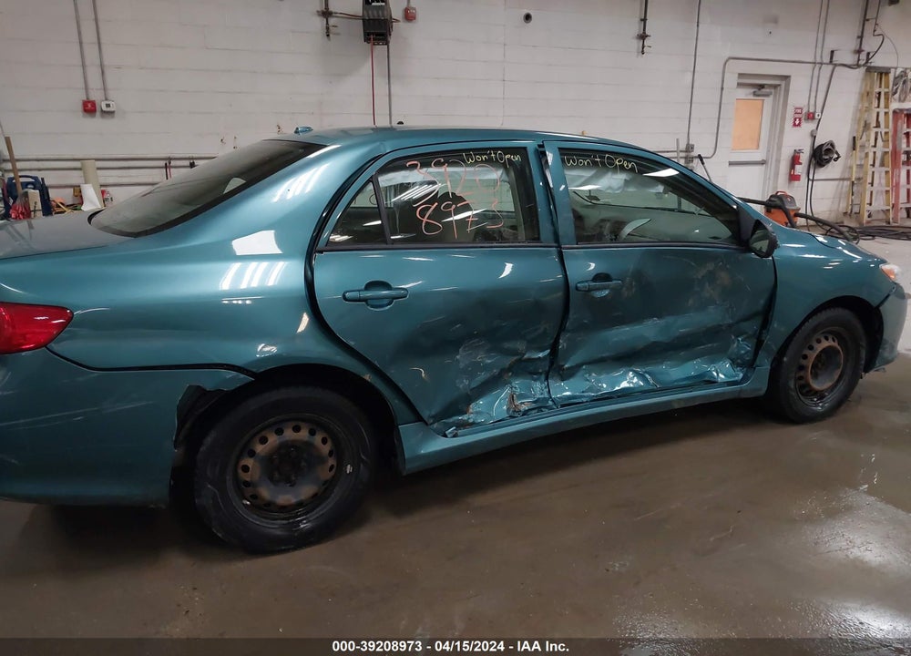 2009 TOYOTA COROLLA LE VIN: 2T1BU40E49C088277