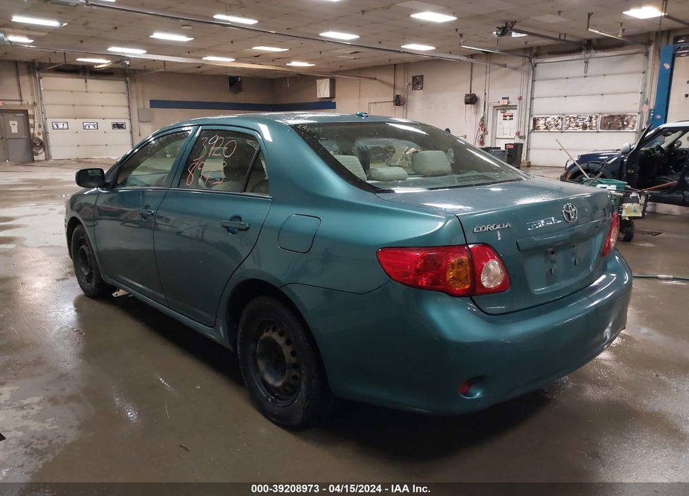 2009 TOYOTA COROLLA LE VIN: 2T1BU40E49C088277