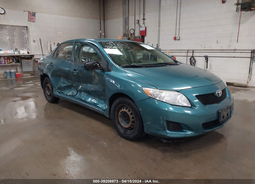 2009 TOYOTA COROLLA LE VIN: 2T1BU40E49C088277