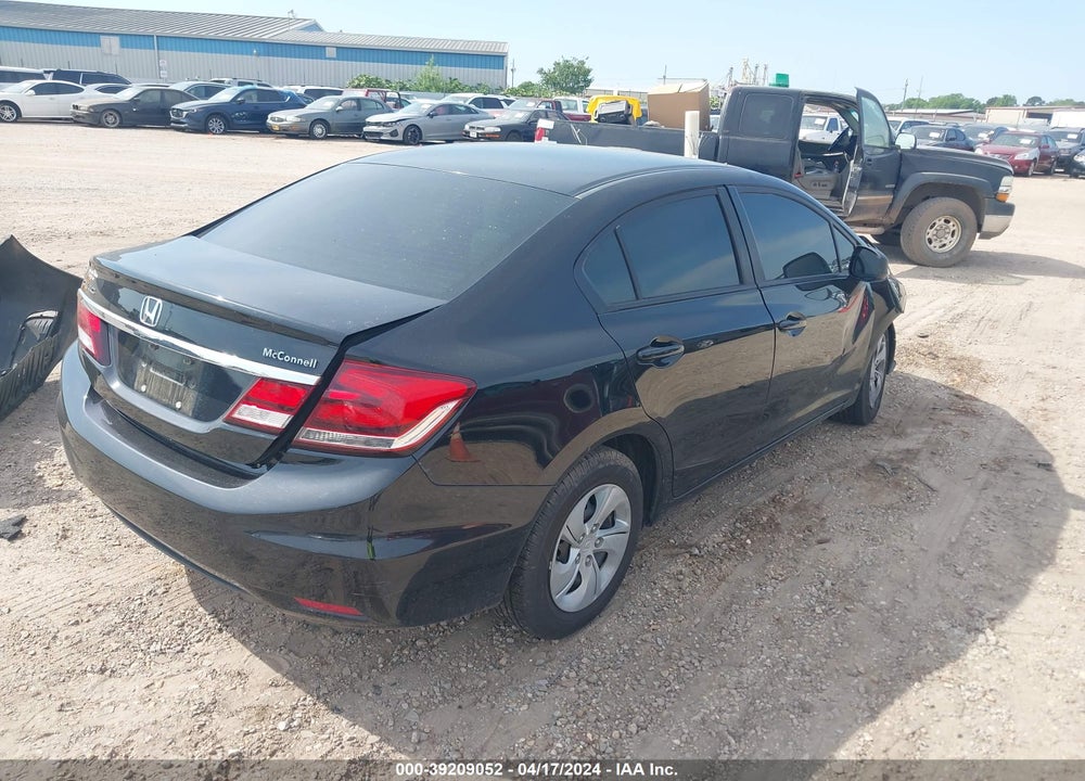 2015 HONDA CIVIC LX VIN: 19XFB2F52FE118070