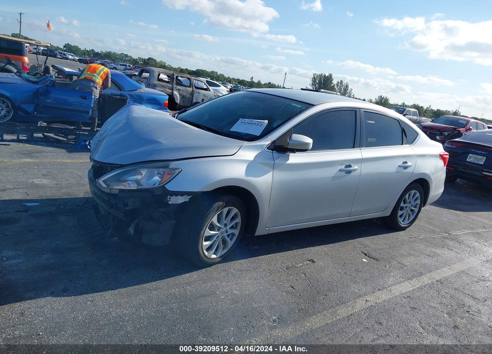 2018 NISSAN SENTRA SV VIN: 3N1AB7AP9JL605788