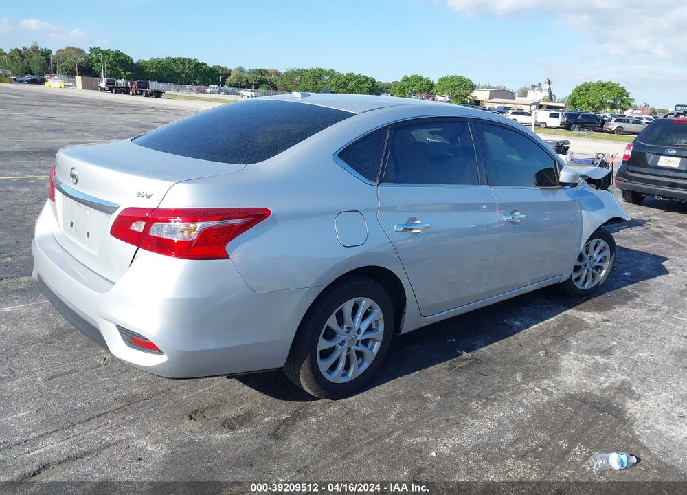 2018 NISSAN SENTRA SV VIN: 3N1AB7AP9JL605788