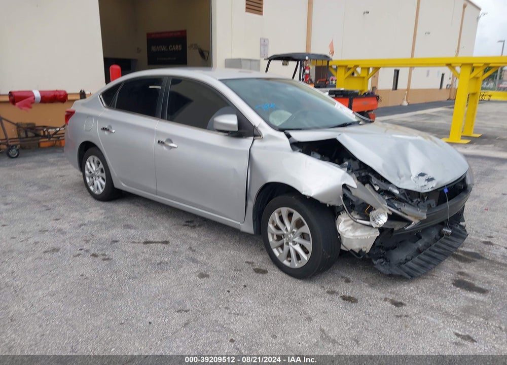 2018 NISSAN SENTRA SV VIN: 3N1AB7AP9JL605788
