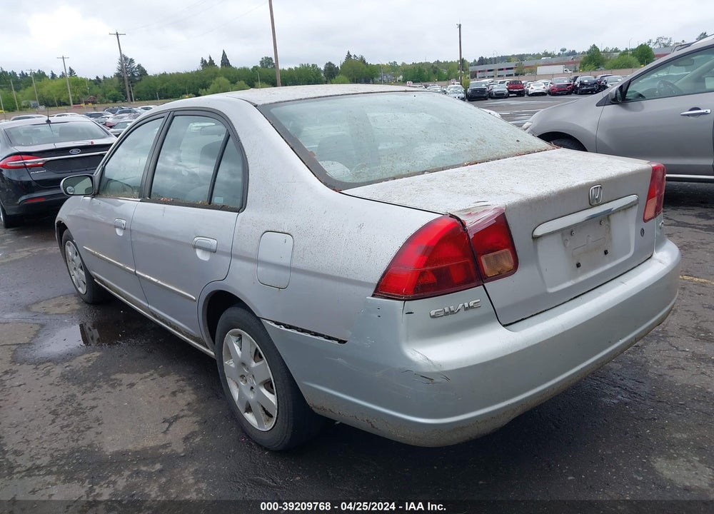 2002 HONDA CIVIC EX VIN: 1HGES25862L031881