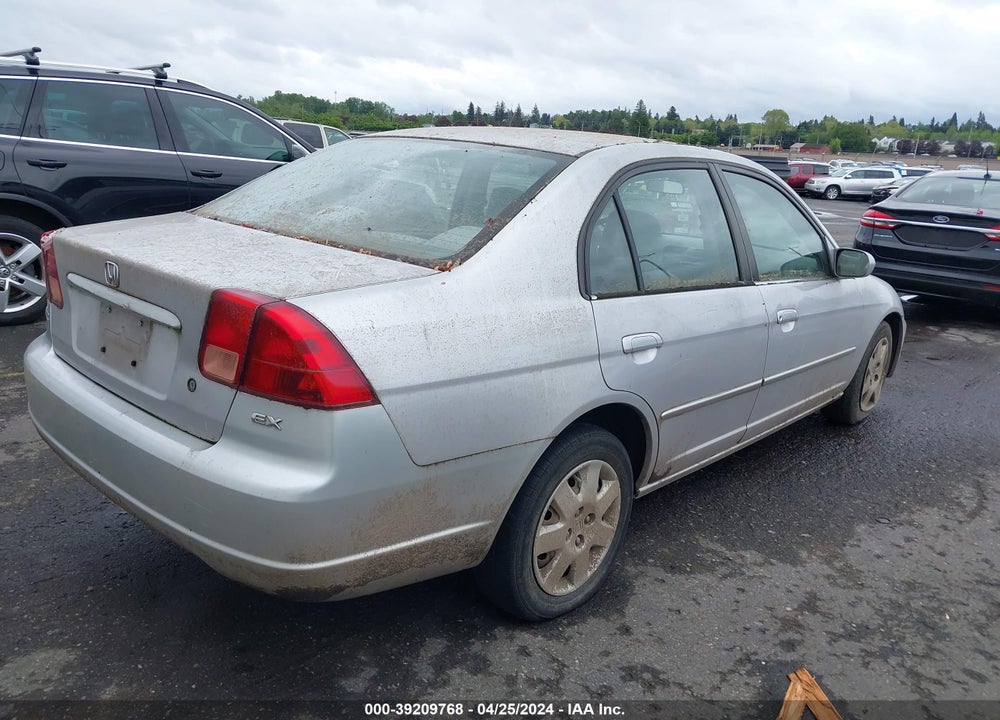 2002 HONDA CIVIC EX VIN: 1HGES25862L031881