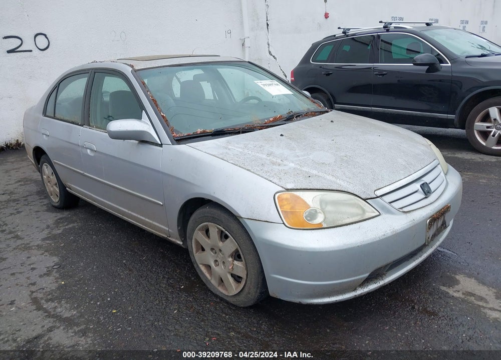 2002 HONDA CIVIC EX VIN: 1HGES25862L031881