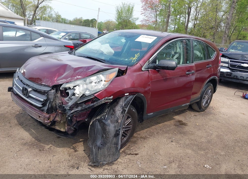 2012 HONDA CR-V LX VIN: 5J6RM4H30CL060990
