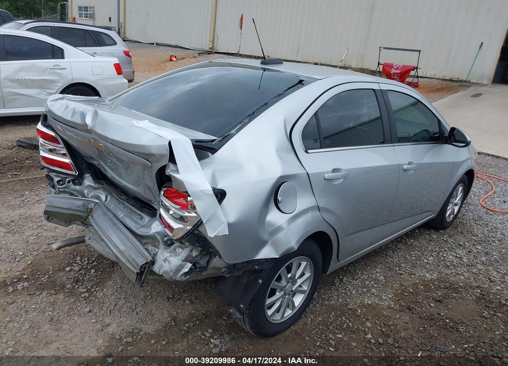 2017 CHEVROLET SONIC LT AUTO VIN: 1G1JD5SH6H4114896