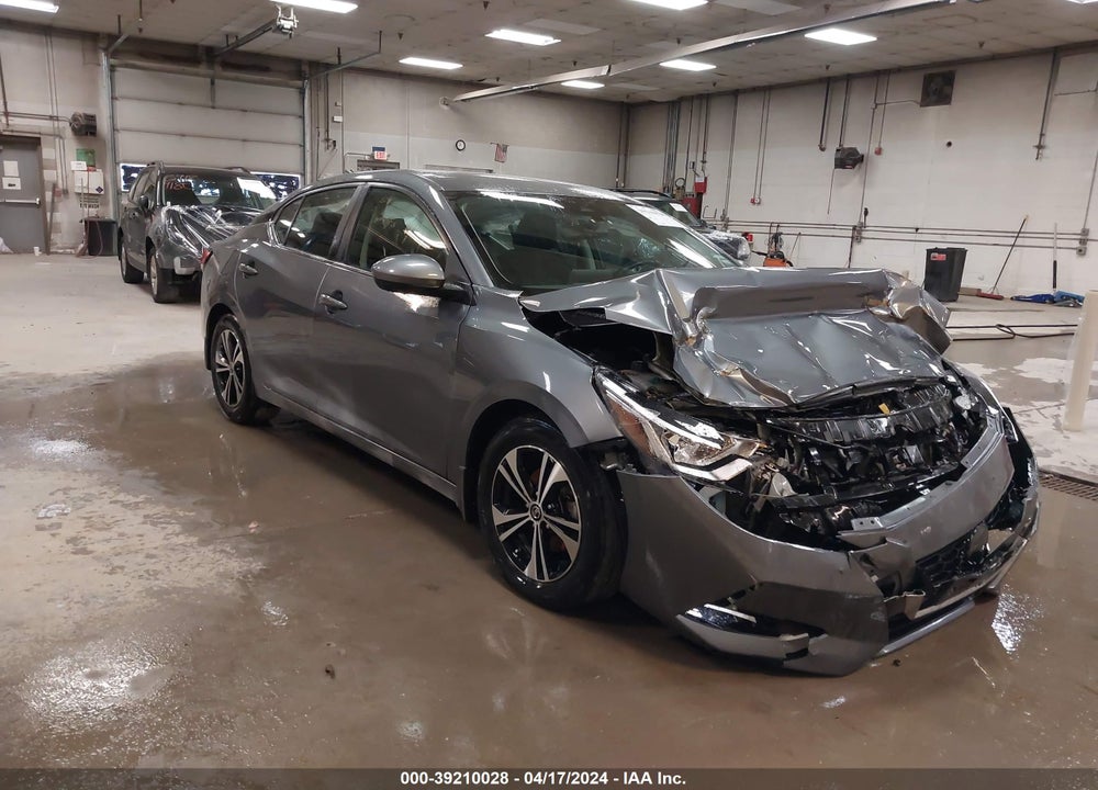 2022 NISSAN SENTRA SV XTRONIC CVT VIN: 3N1AB8CVXNY267960