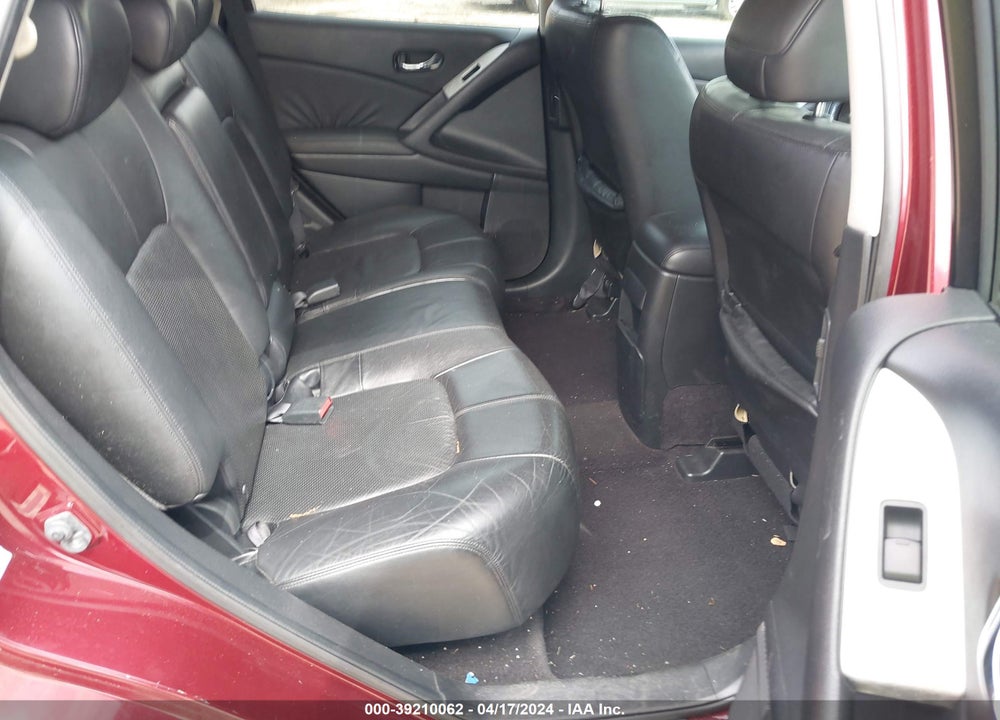 2009 NISSAN MURANO VIN: JN8AZ18U29W024855