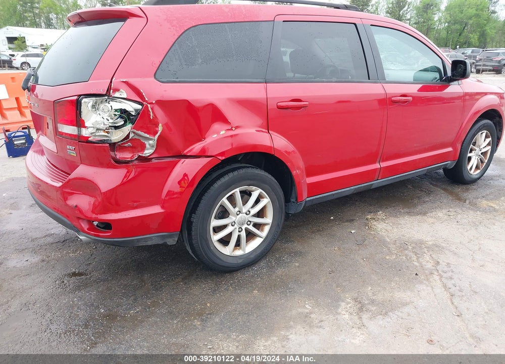 2015 DODGE JOURNEY SXT VIN: 3C4PDCBGXFT546721