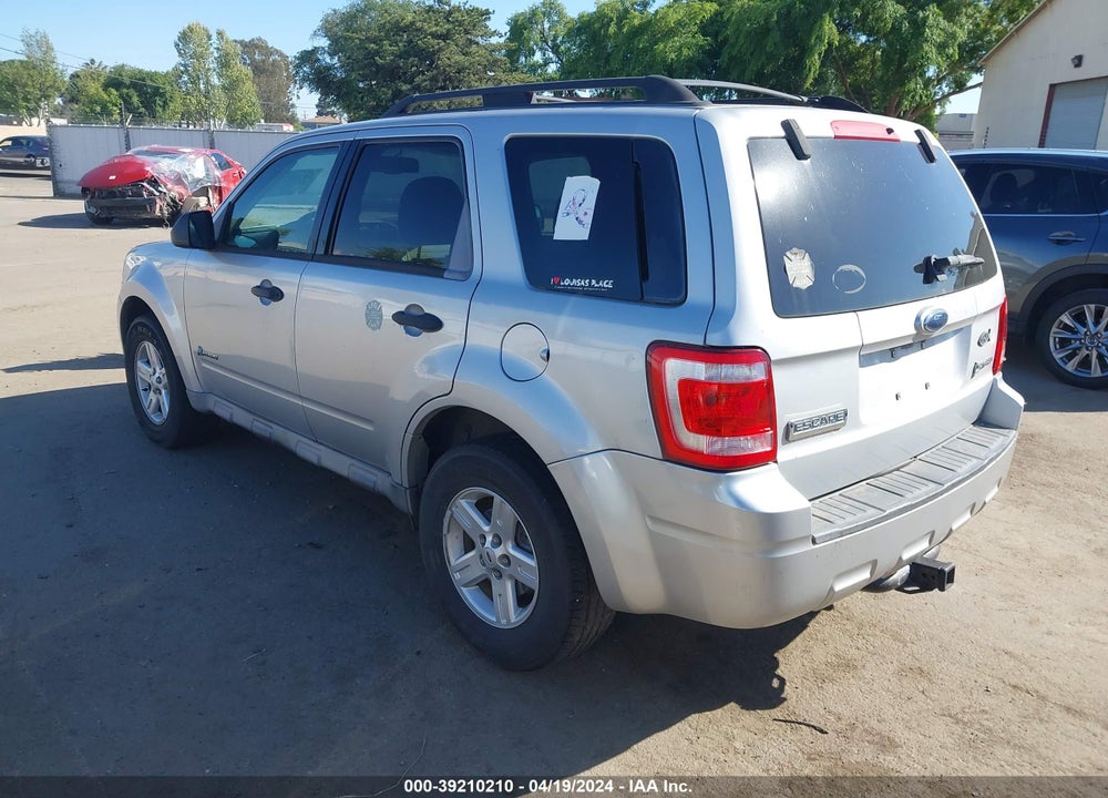 2009 FORD ESCAPE HYBRID LIMITED VIN: 1FMCU493X9KB08869