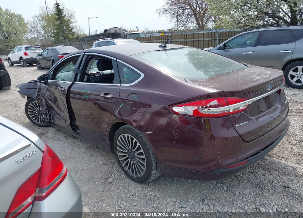 2018 FORD FUSION SE VIN: 3FA6P0HD9JR160351