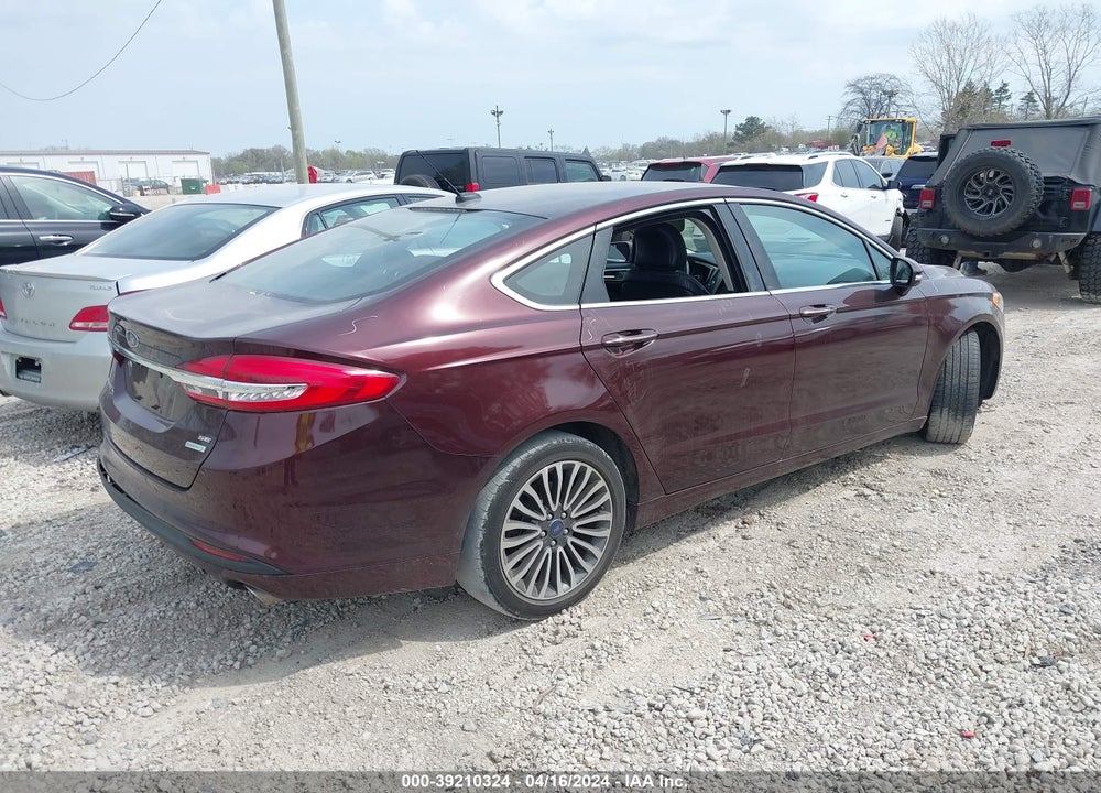 2018 FORD FUSION SE VIN: 3FA6P0HD9JR160351