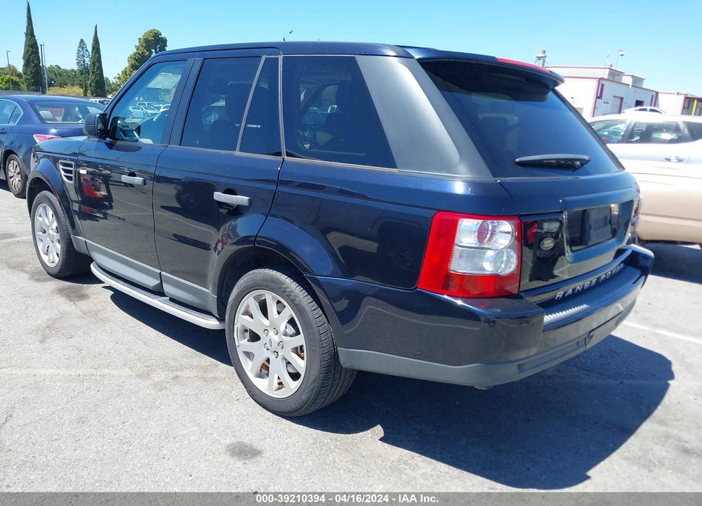 2009 LAND ROVER RANGE ROVER SPORT HSE VIN: SALSK25419A208205