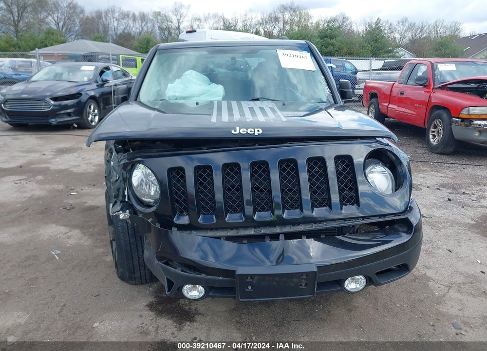 2014 JEEP PATRIOT LATITUDE VIN: 1C4NJRFB9ED845655