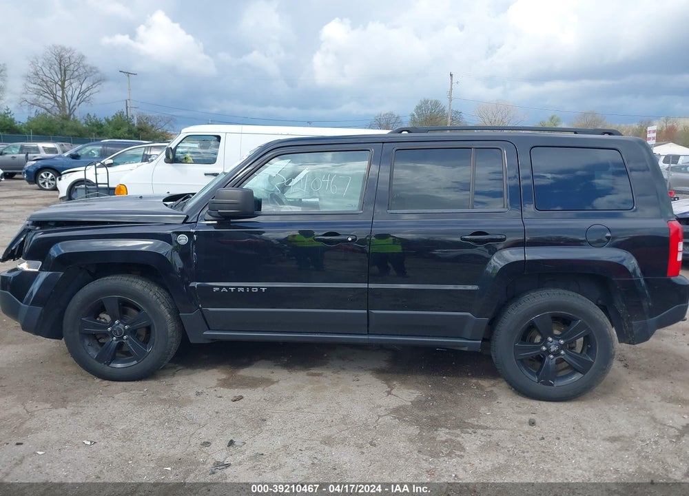 2014 JEEP PATRIOT LATITUDE VIN: 1C4NJRFB9ED845655