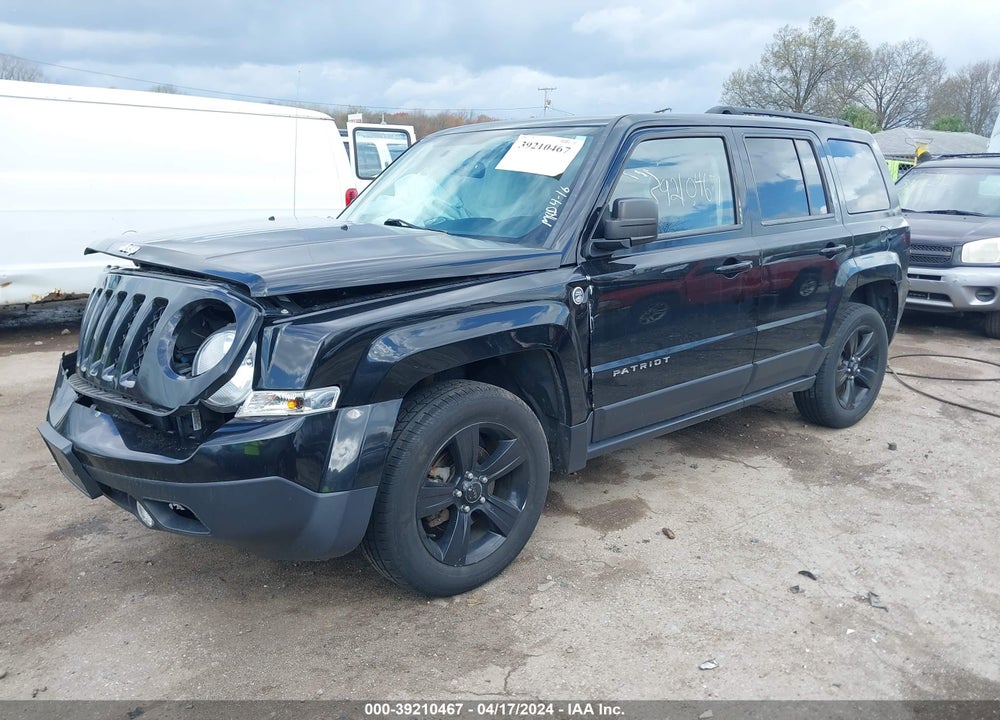 2014 JEEP PATRIOT LATITUDE VIN: 1C4NJRFB9ED845655