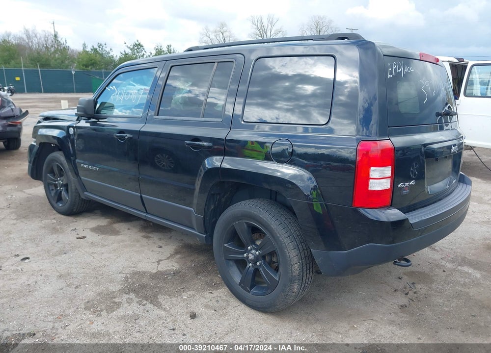 2014 JEEP PATRIOT LATITUDE VIN: 1C4NJRFB9ED845655