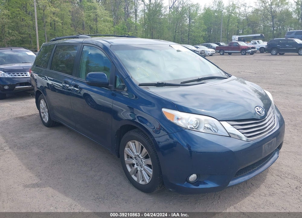 2011 TOYOTA SIENNA XLE VIN: 5TDDK3DC3BS009213