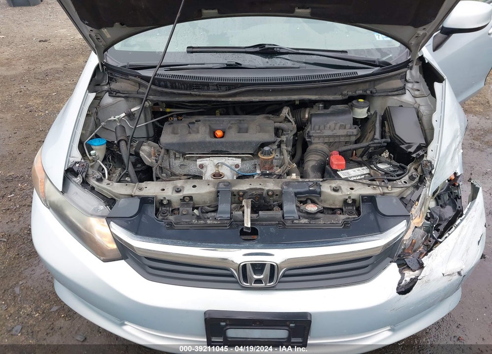 2012 HONDA CIVIC LX VIN: 2HGFB2F58CH574110