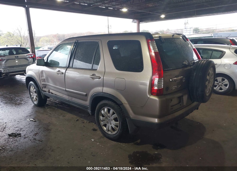 2006 HONDA CR-V SE VIN: SHSRD78996U442477
