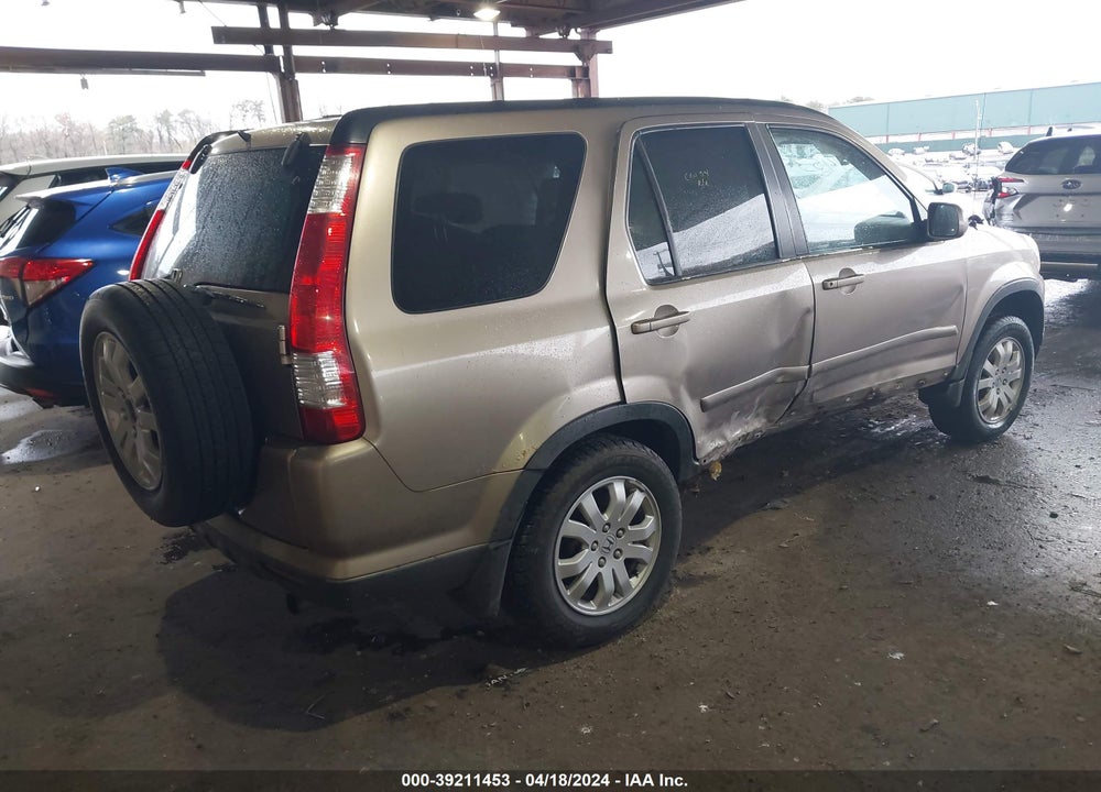 2006 HONDA CR-V SE VIN: SHSRD78996U442477