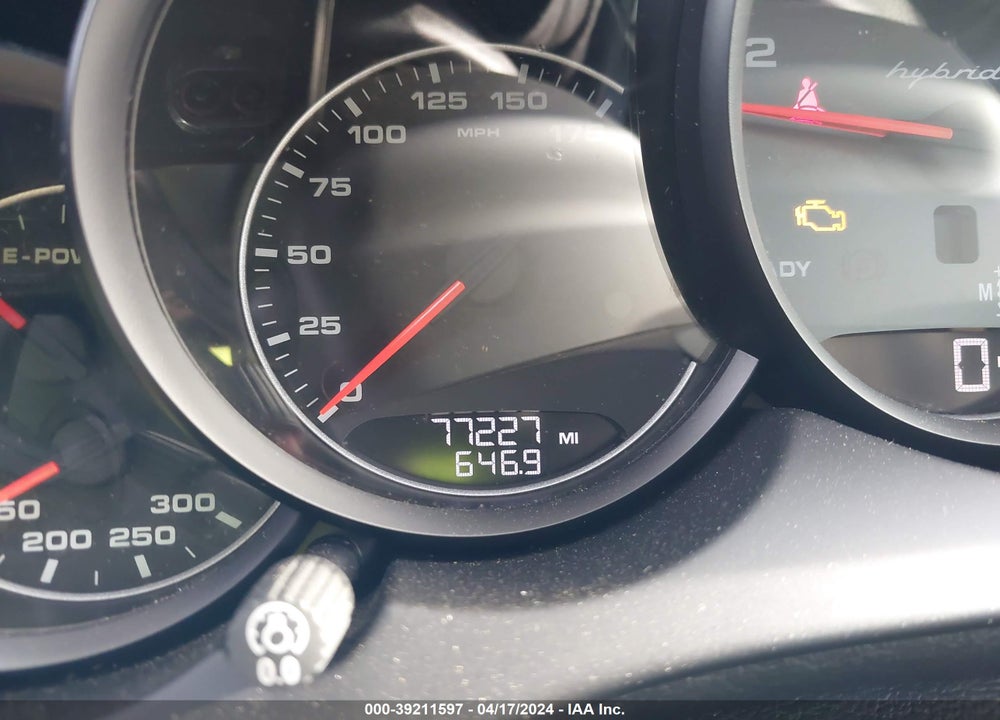 2013 PORSCHE CAYENNE HYBRID S VIN: WP1AE2A23DLA16021