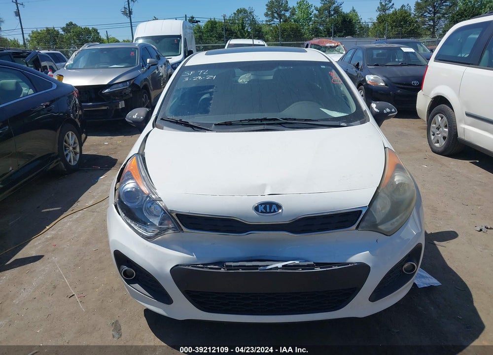 2012 KIA RIO5 SX VIN: KNADN5A32C6083132