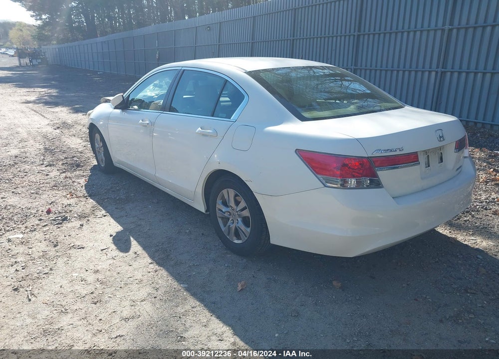 2012 HONDA ACCORD 2.4 SE VIN: 1HGCP2F6XCA121215