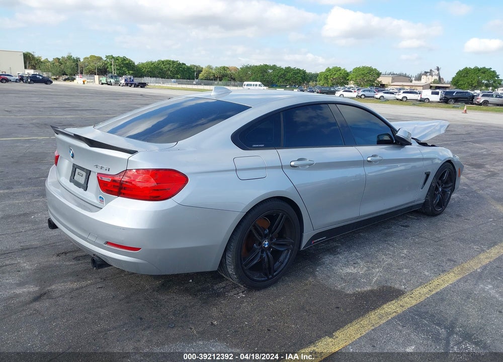 2015 BMW 435I GRAN COUPE VIN: WBA4B1C56FD955666