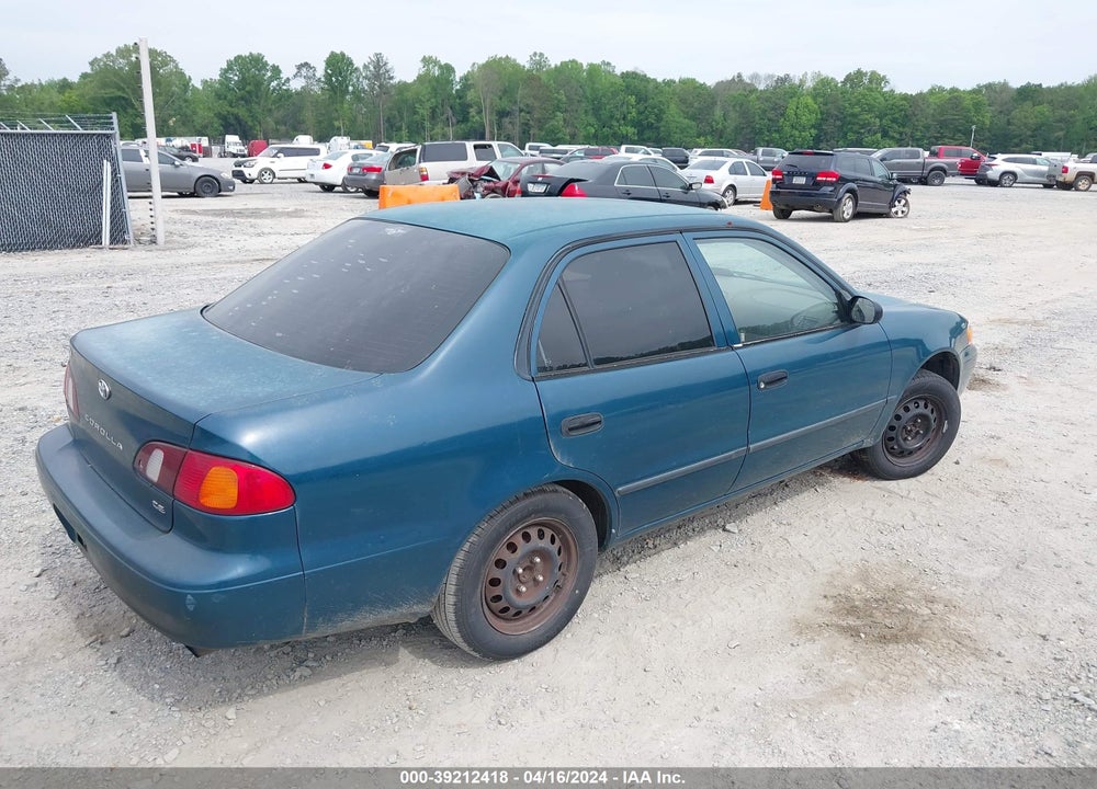 1999 TOYOTA COROLLA CE VIN: 2T1BR12E2XC124848
