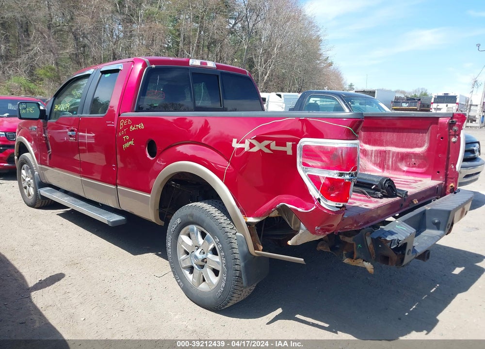 2013 FORD F-150 LARIAT VIN: 1FTFX1EF0DKF75010