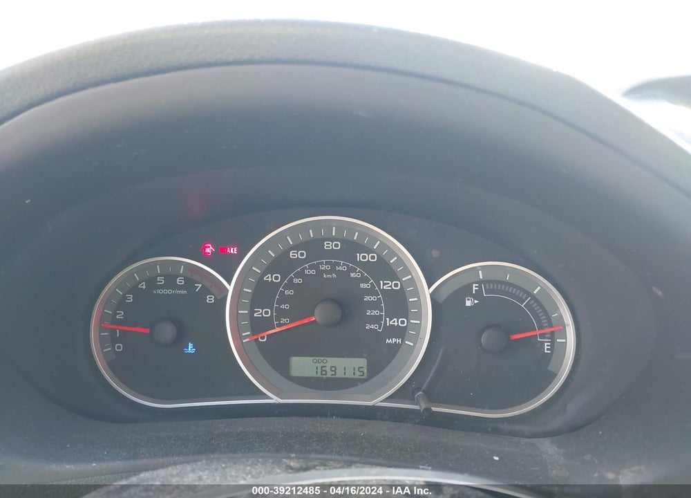 2011 SUBARU IMPREZA 2.5I VIN: JF1GH6C60BG806544