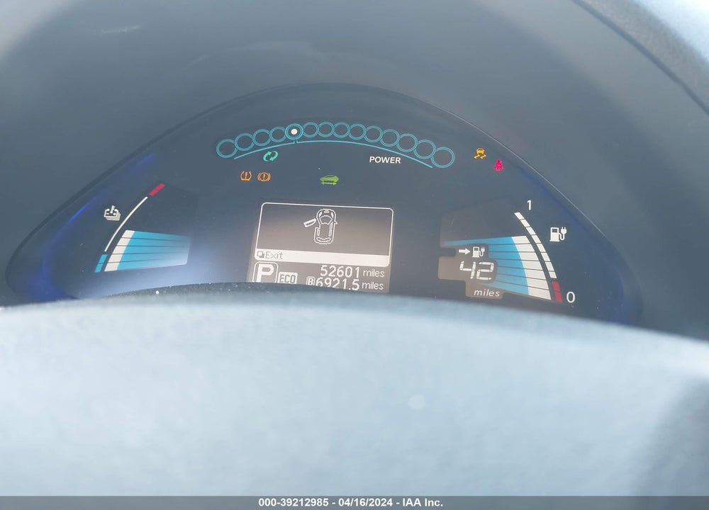 2013 NISSAN LEAF S VIN: 1N4AZ0CP3DC420932