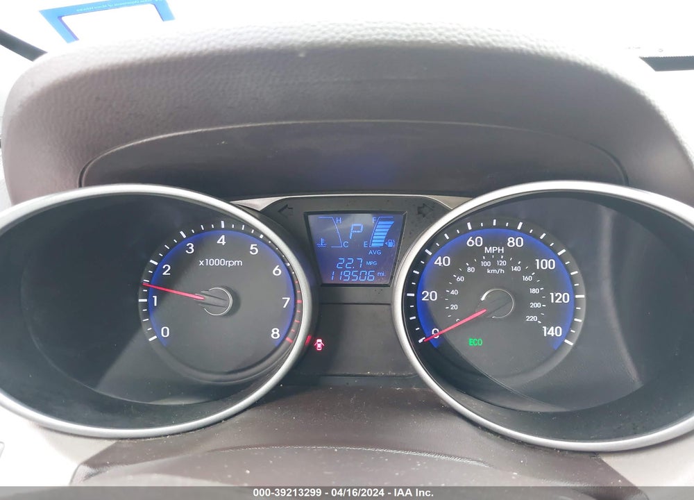 2012 HYUNDAI TUCSON LIMITED VIN: KM8JU3ACXCU521836