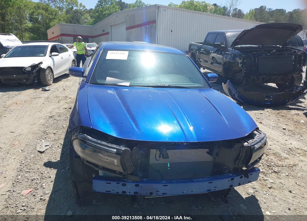 2022 DODGE CHARGER SXT RWD VIN: 2C3CDXBG6NH220089